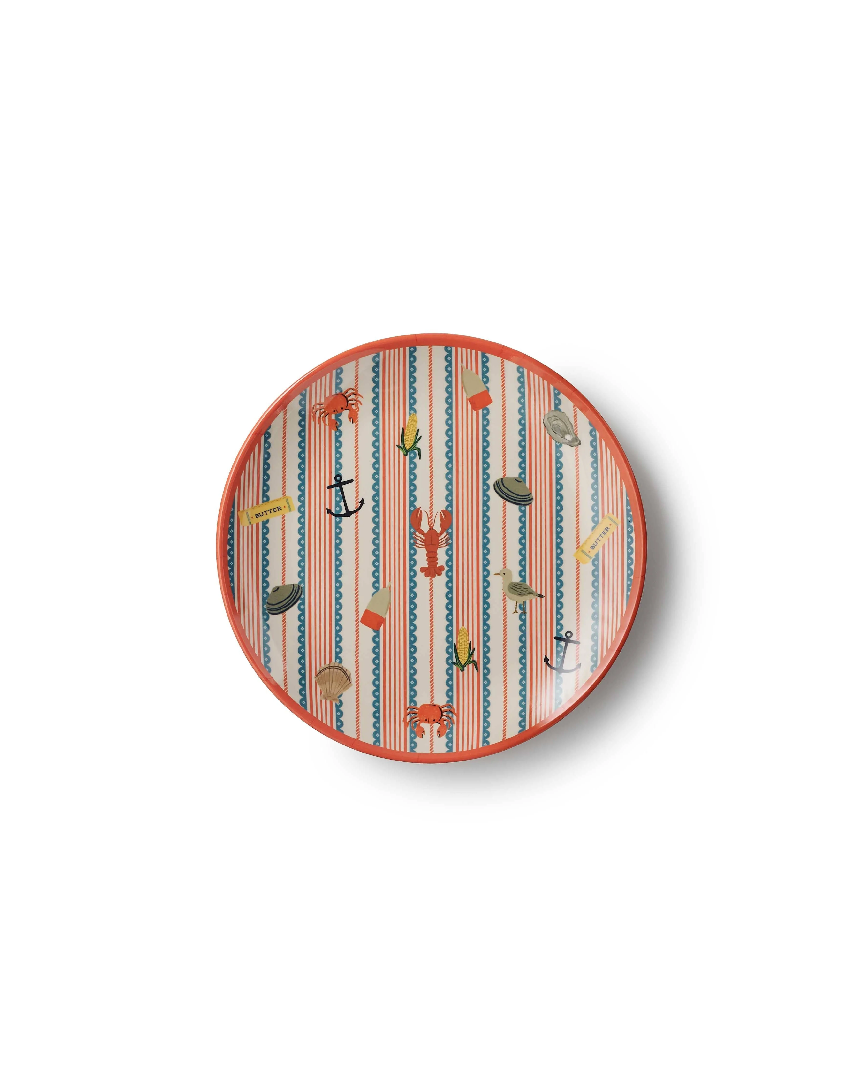 Seaside Melamine Dessert Plate Set - Image 3