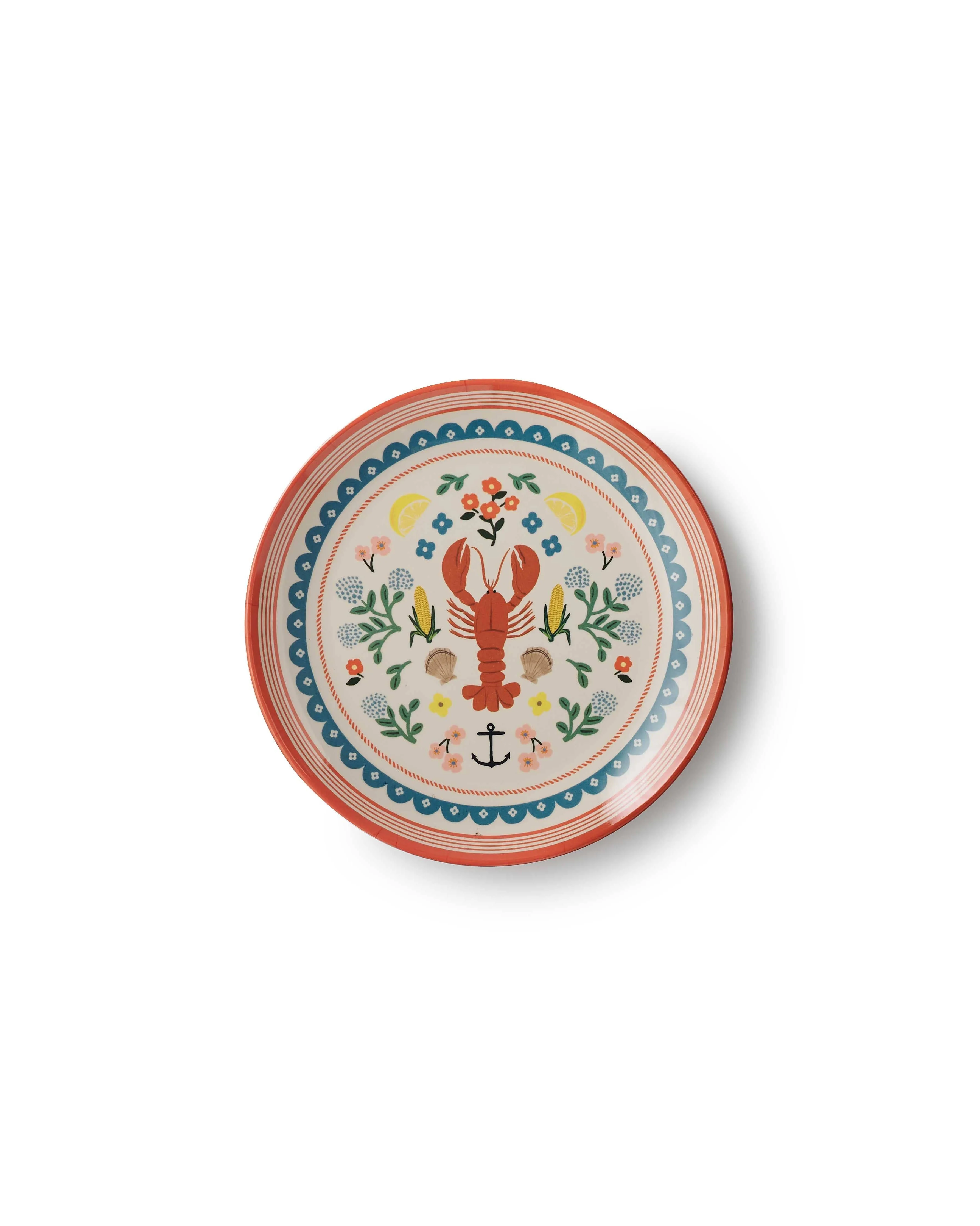 Seaside Melamine Dessert Plate Set - Image 4