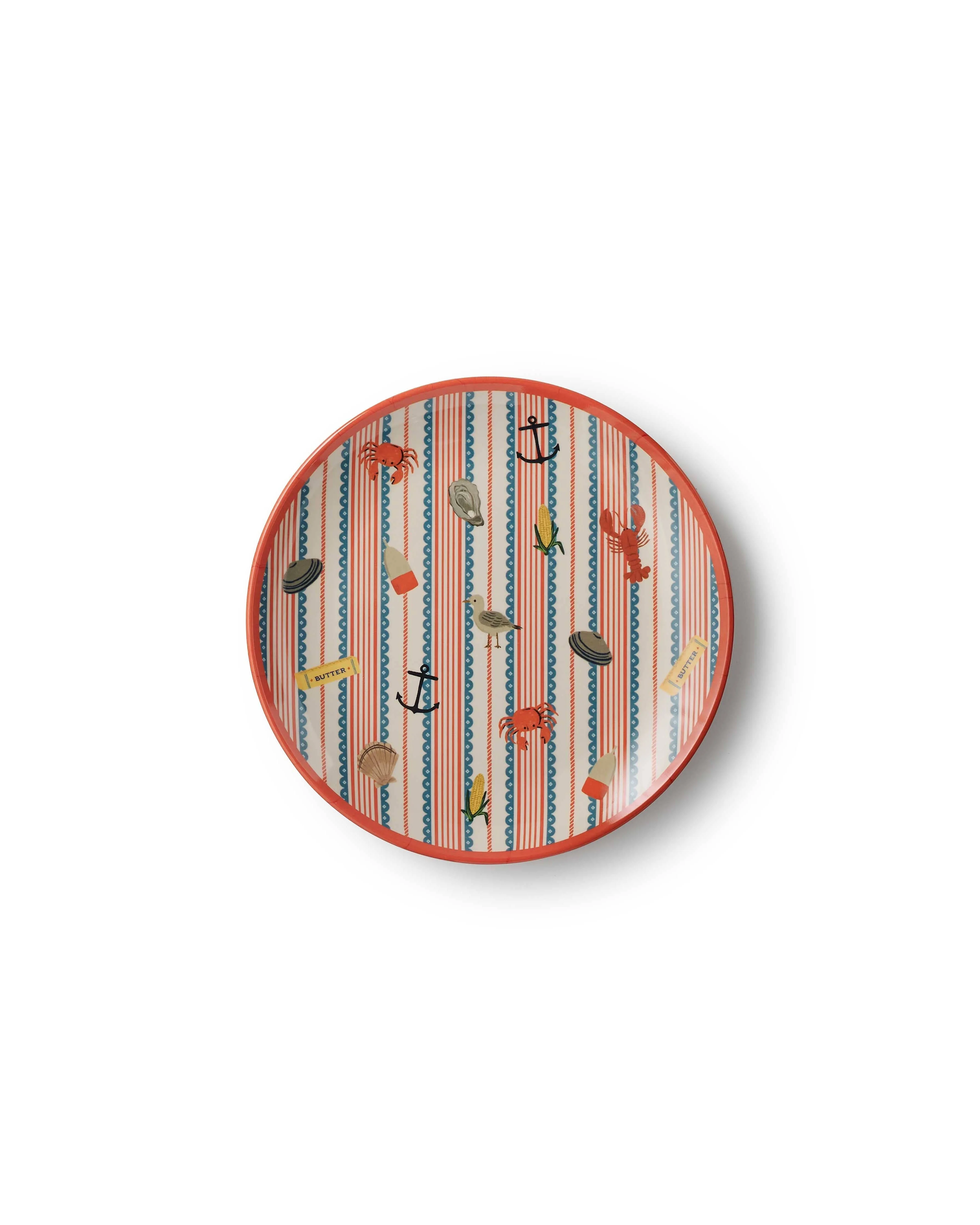 Seaside Melamine Dessert Plate Set - Image 5