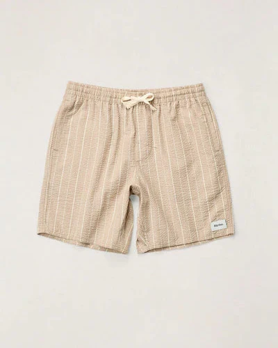 Seersucker Stripe Jam Short in Cedar - Image 2