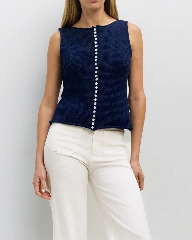 Shelby Top in Navy - Image 2