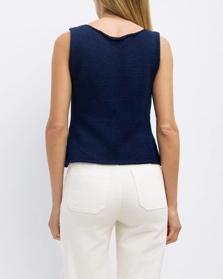 Shelby Top in Navy - Image 4