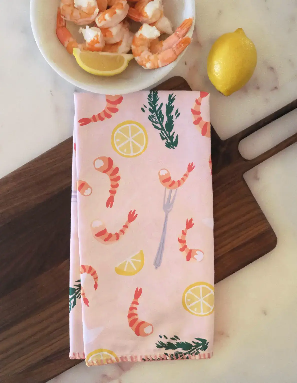Shrimp Cocktail Tea Towel - Image 4