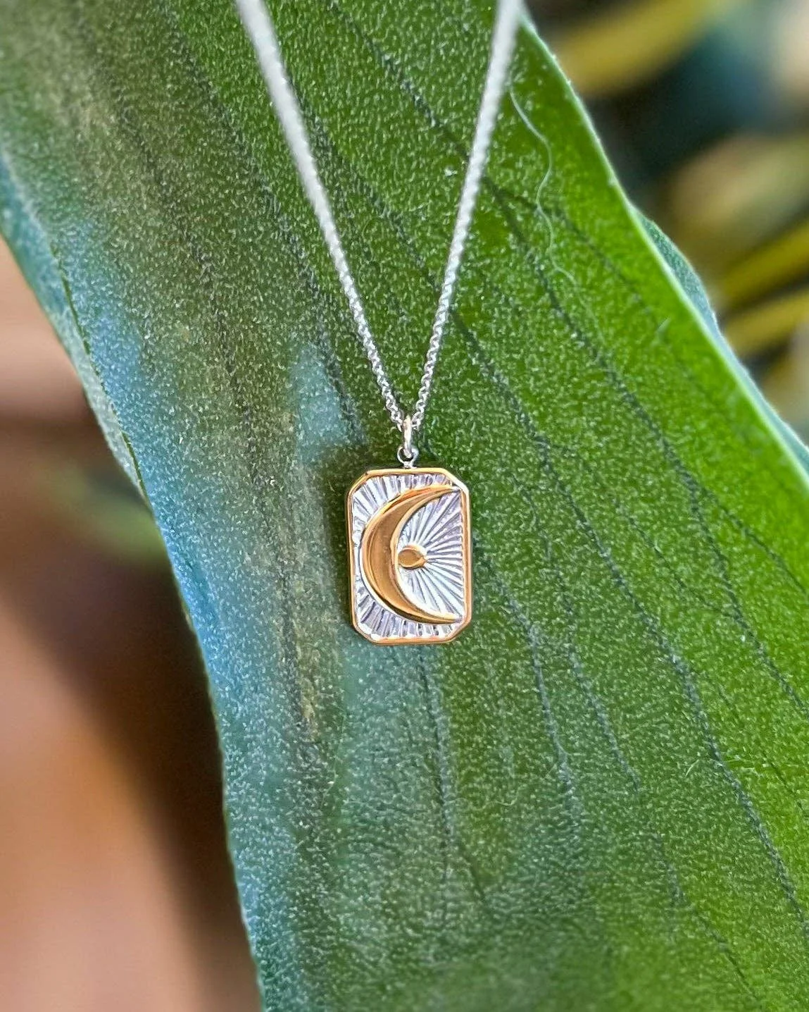Silver Moon Necklace