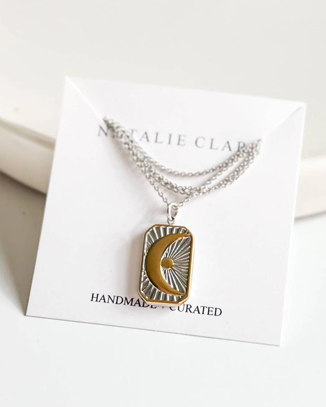 Silver Moon Necklace - Image 4