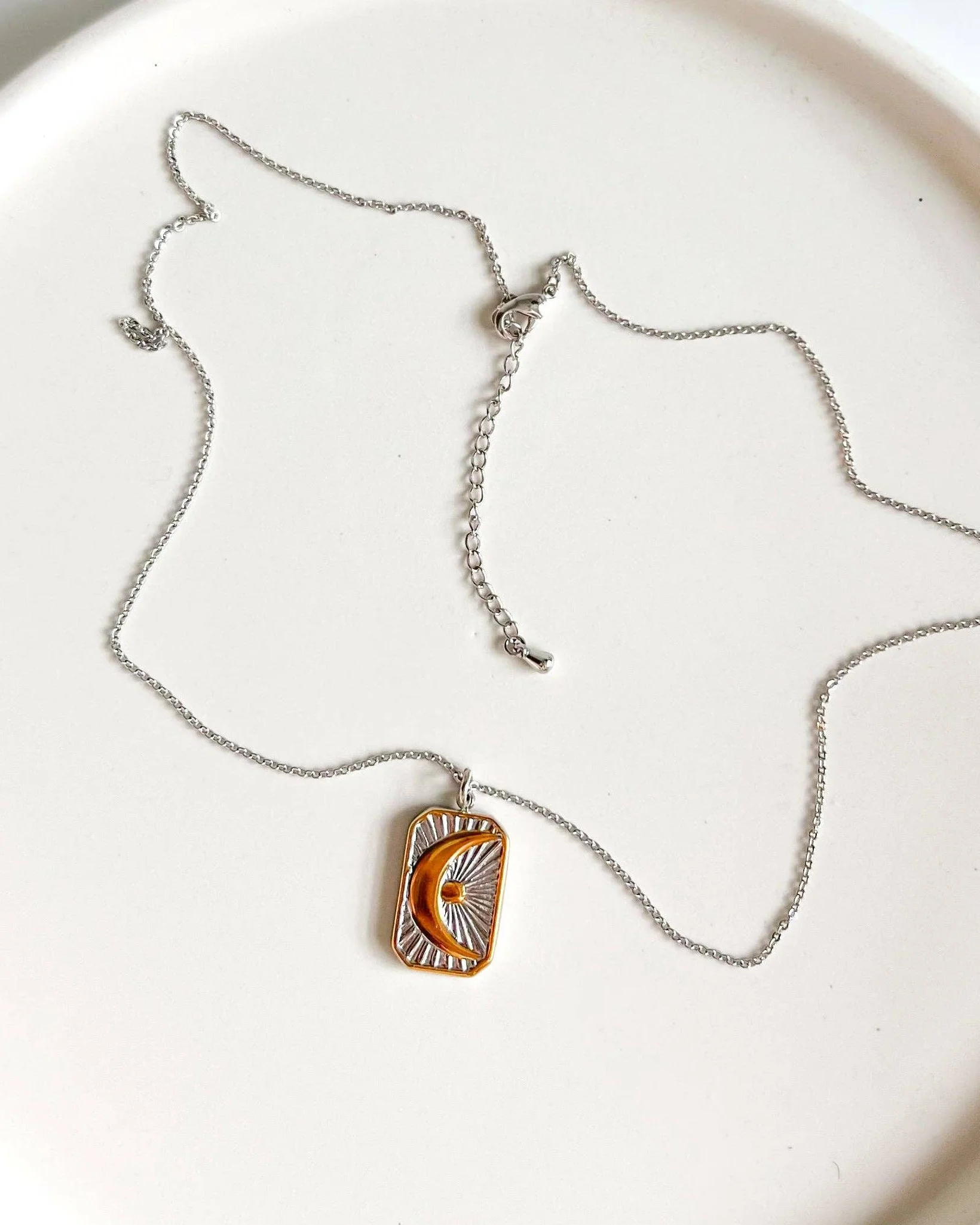 Silver Moon Necklace - Image 6