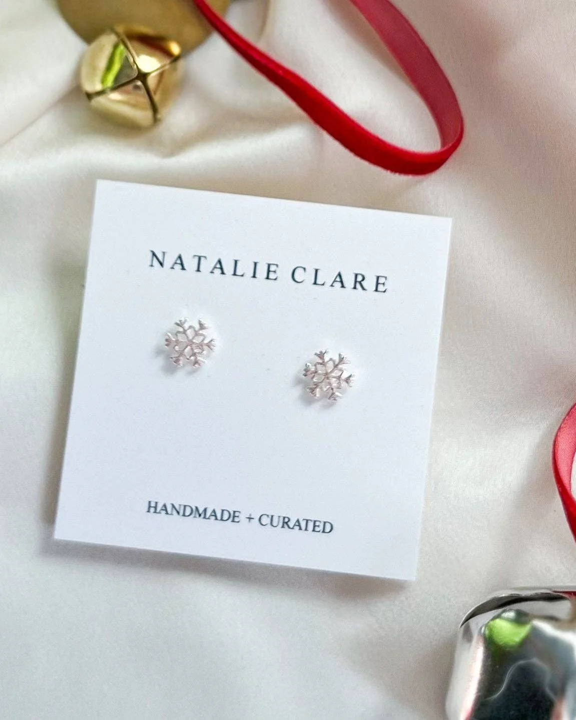 Silver Snowflake Stud - Image 2