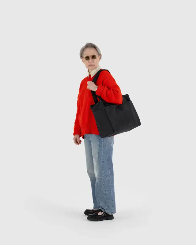 Small Cloud Carry-On in Black - Image 3