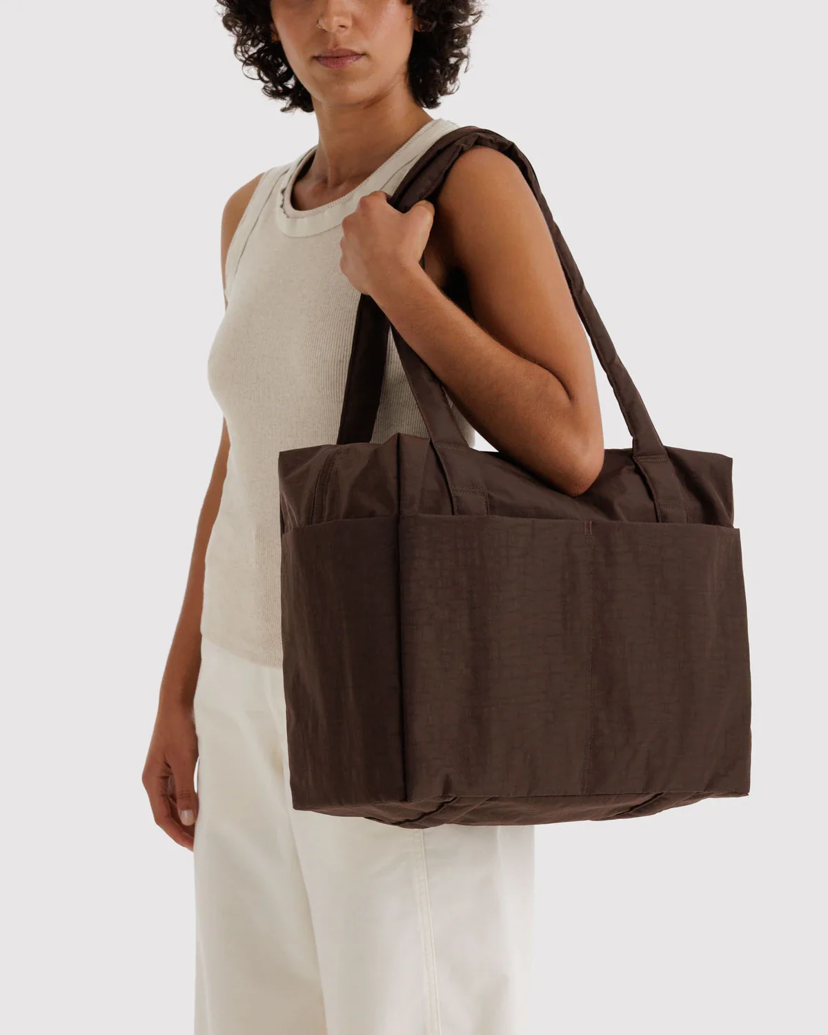 Small Cloud Carry-On in Coffee - Image 3