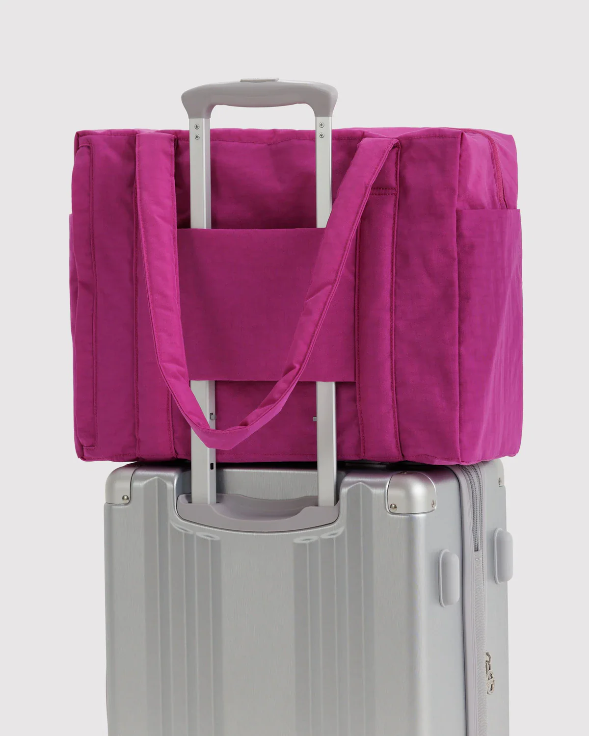 Small Cloud Carry-On in Deep Fuchsia - Image 2