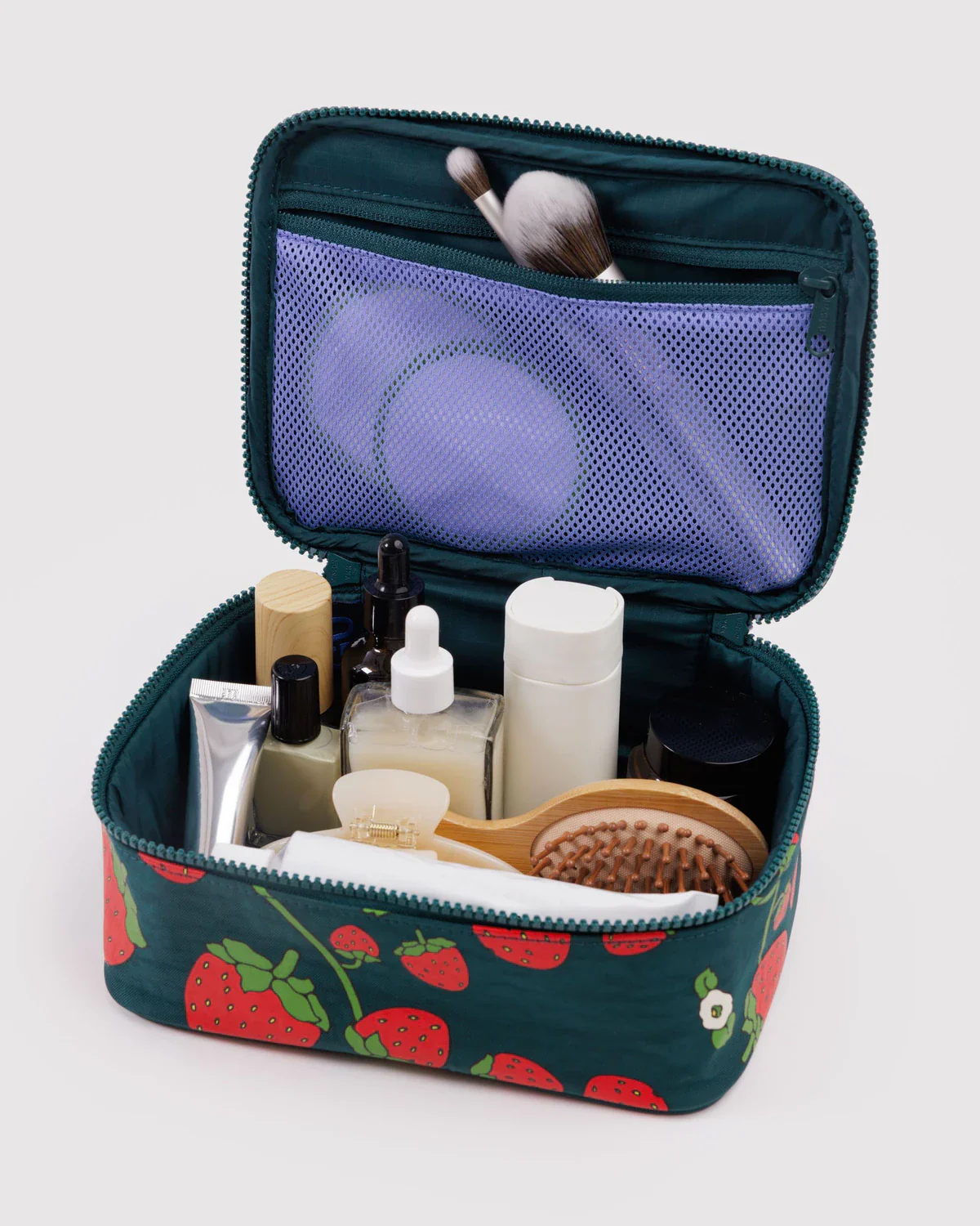 Small Cosmetic Case in Strawberry Blossom - Image 2