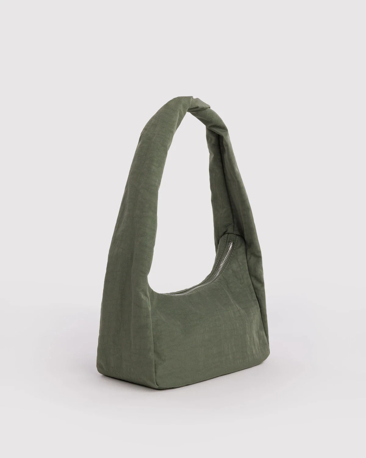 Small Nylon Meringue Bag in Caper - Image 3