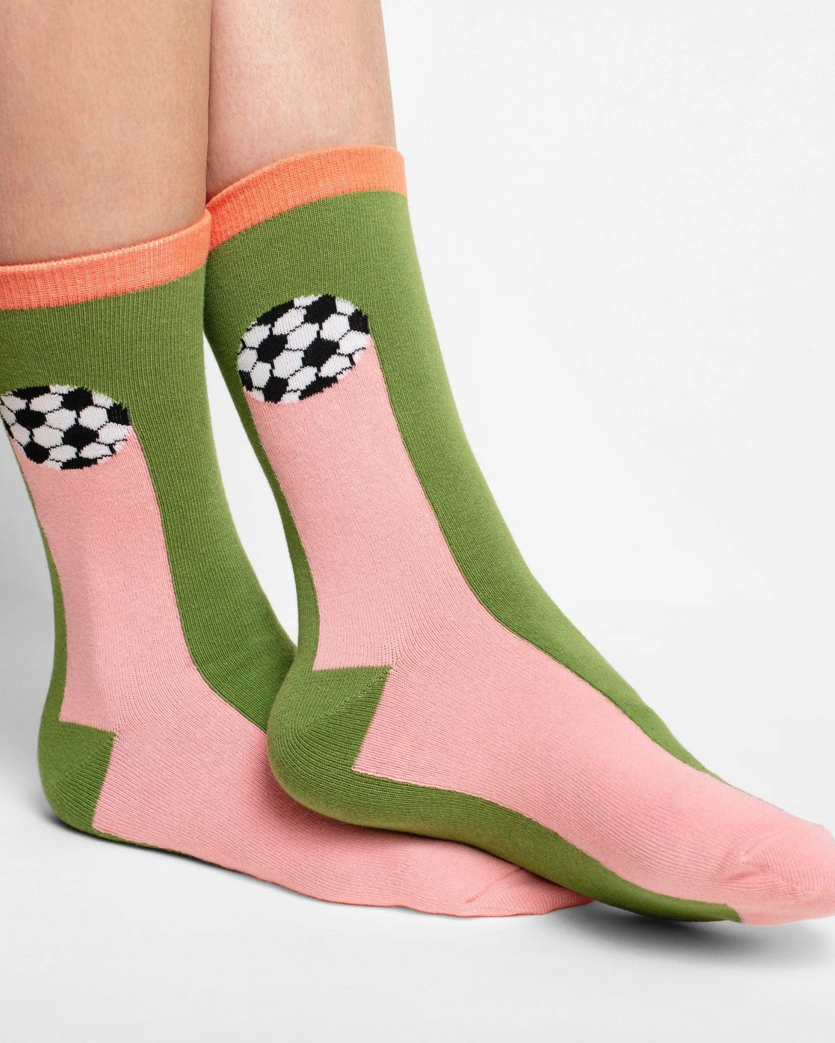 Soccer Ball Crew Socks - Image 2