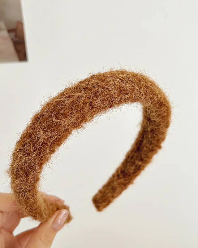 Fuzzy Knit Headband