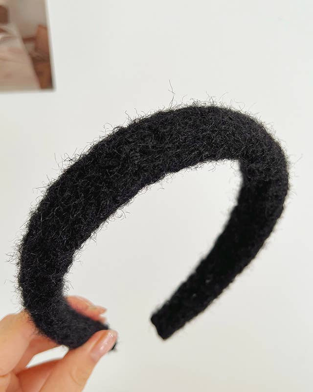 Fuzzy Knit Headband - Image 2