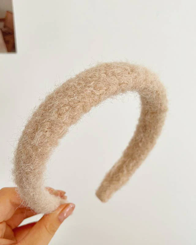 Fuzzy Knit Headband - Image 3