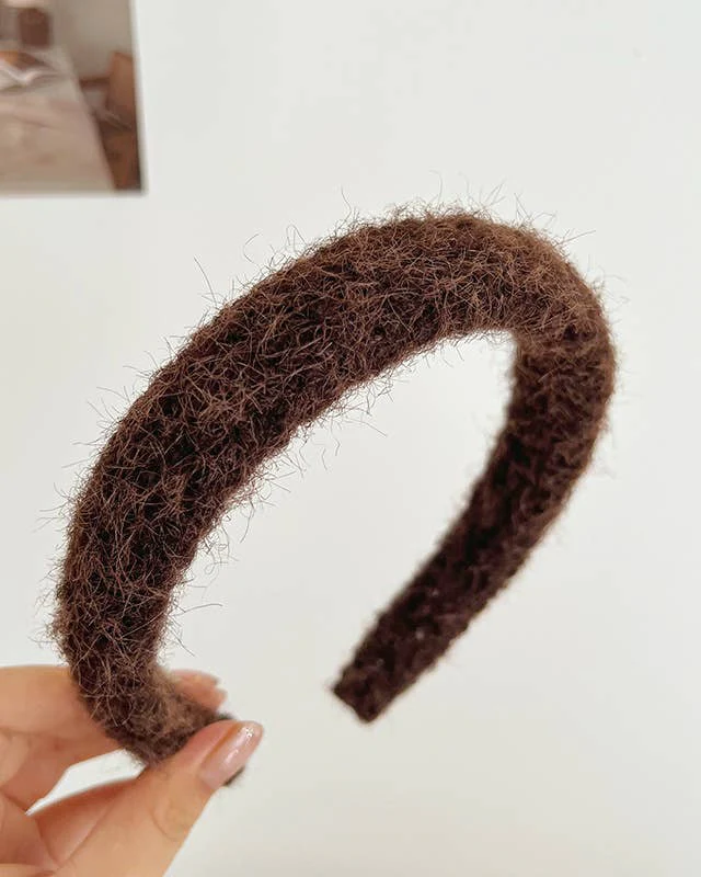 Fuzzy Knit Headband - Image 4