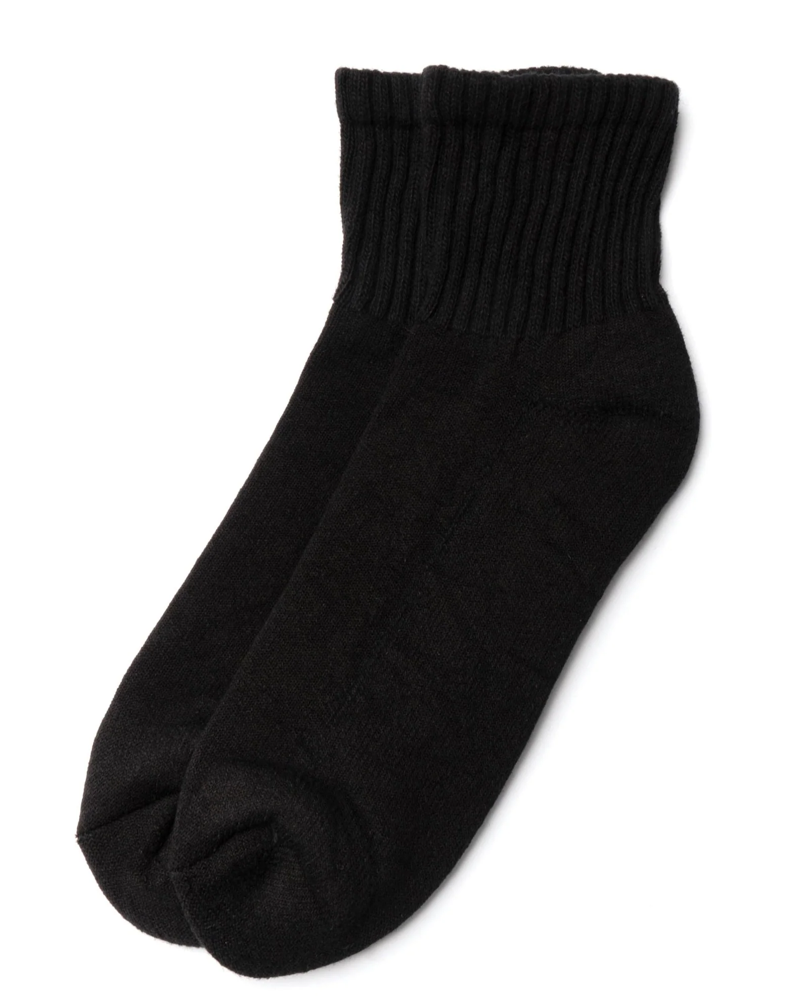 Solid Quarter Crew Socks - Image 3