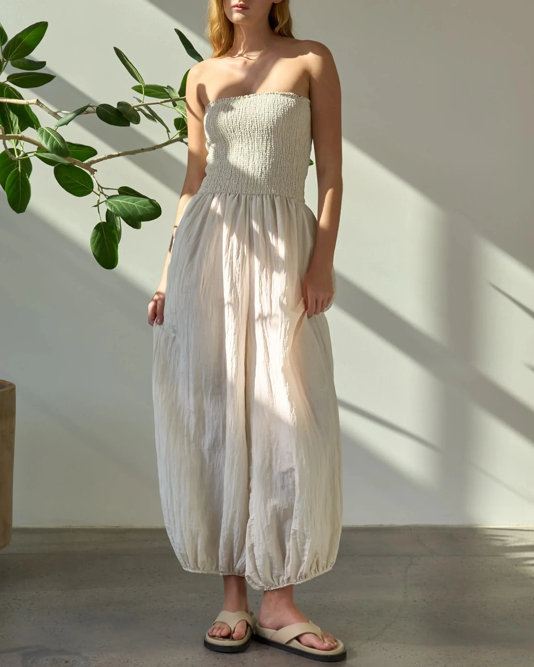 Sophie Jumpsuit in Milk