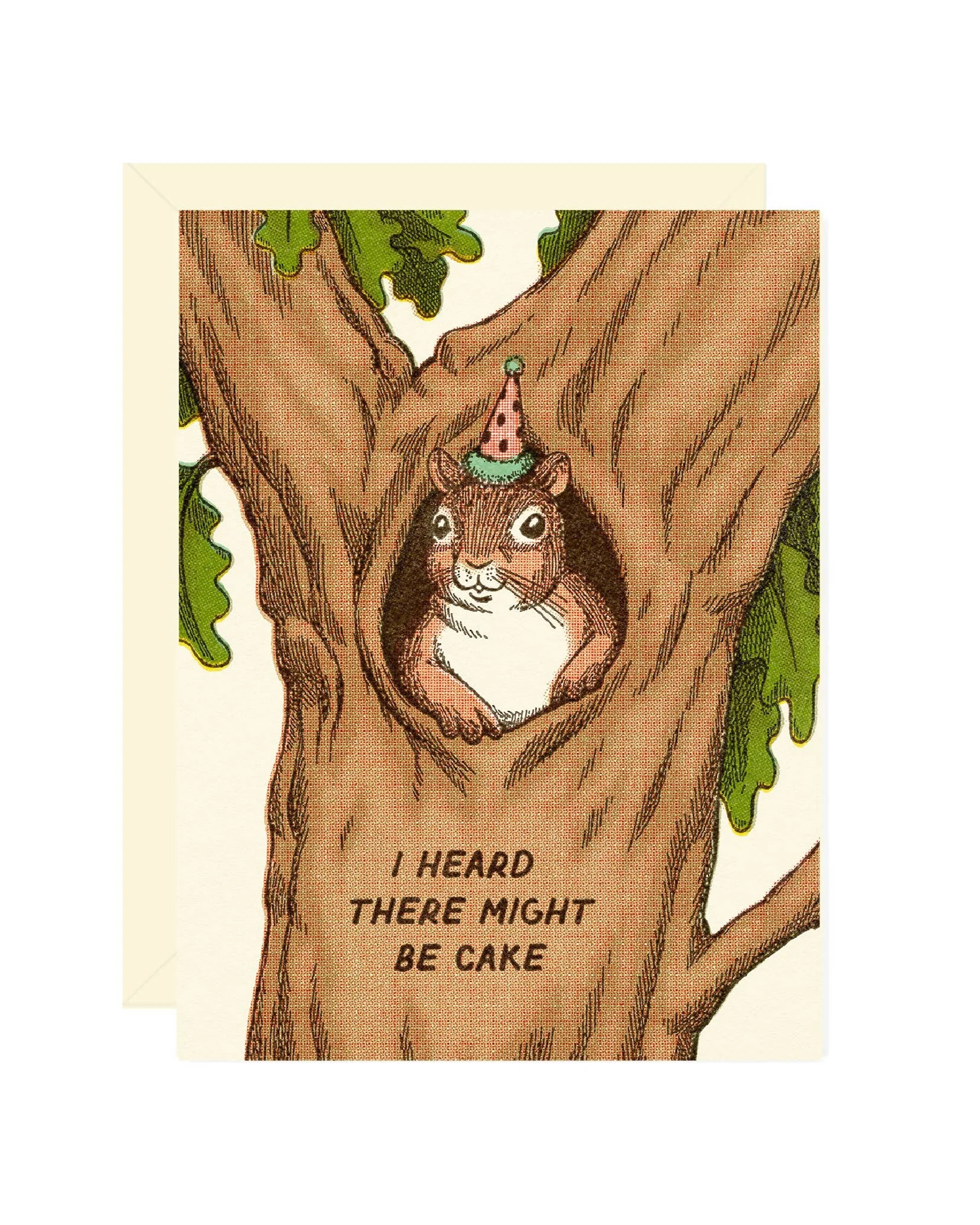 Squirrel Birthday Card