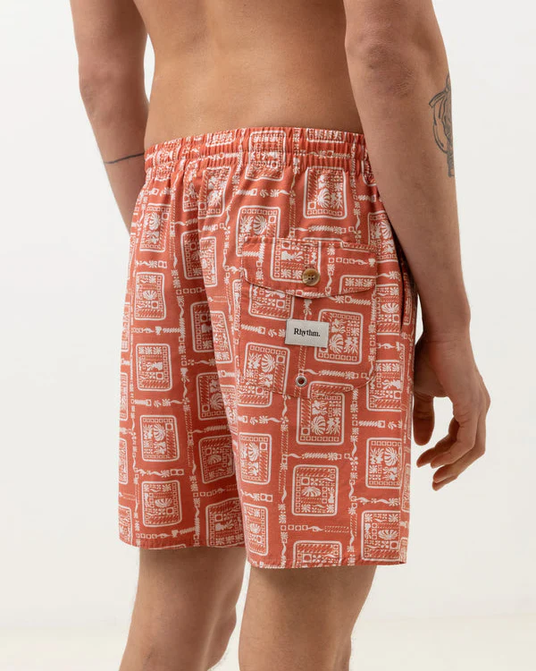 Stamp Beach Short in Spice - Image 3