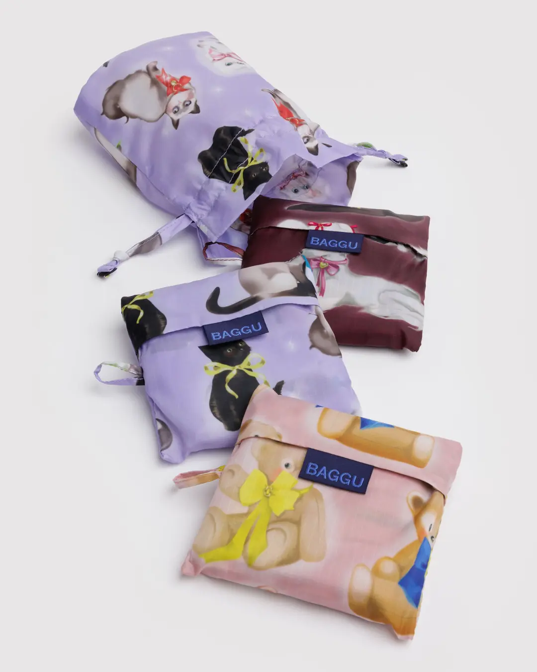 Standard Baggu Set of 3 in Fancy Animals