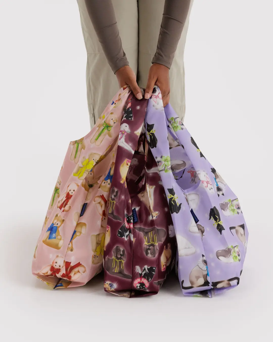 Standard Baggu Set of 3 in Fancy Animals - Image 2