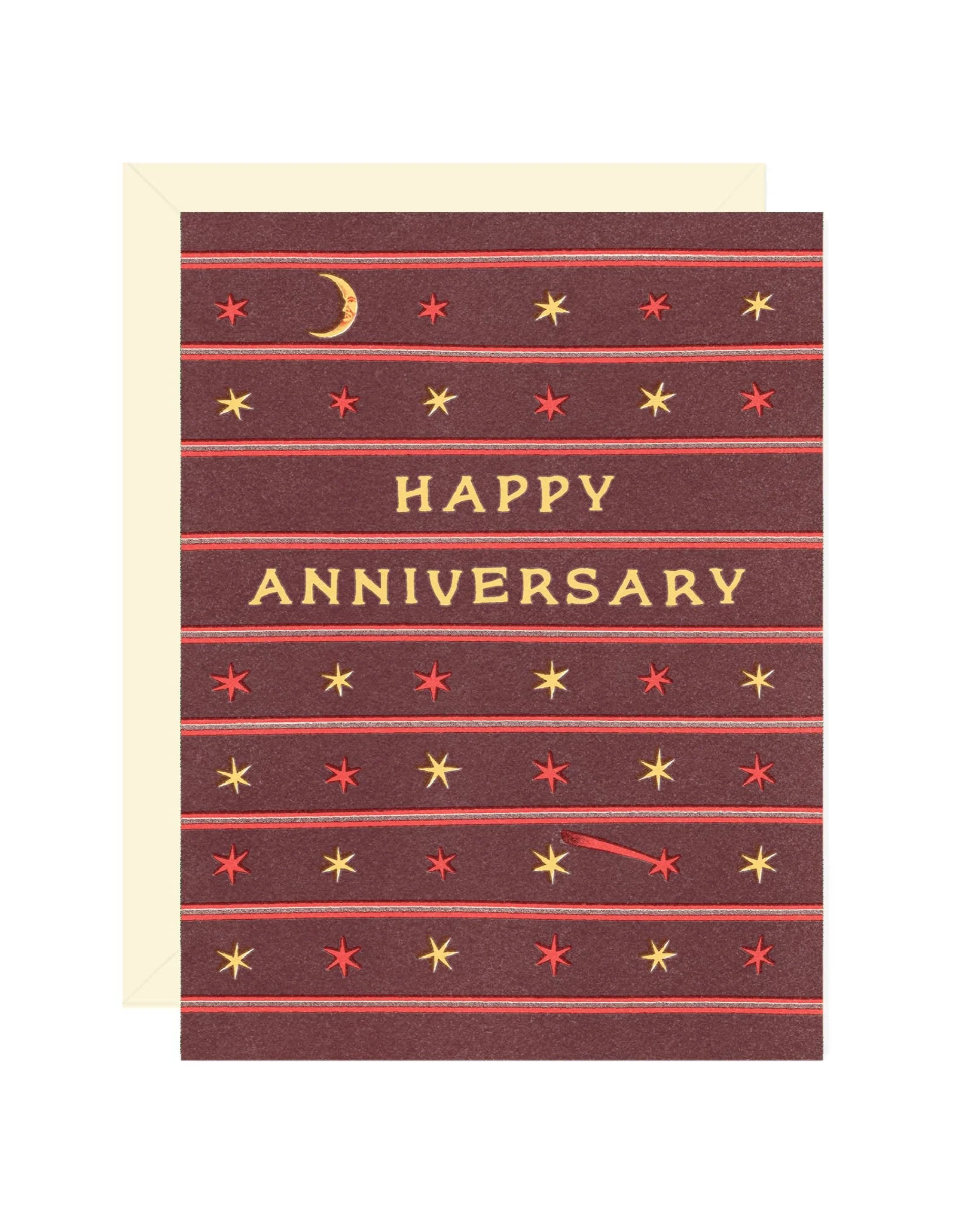 Starry Anniversary Card