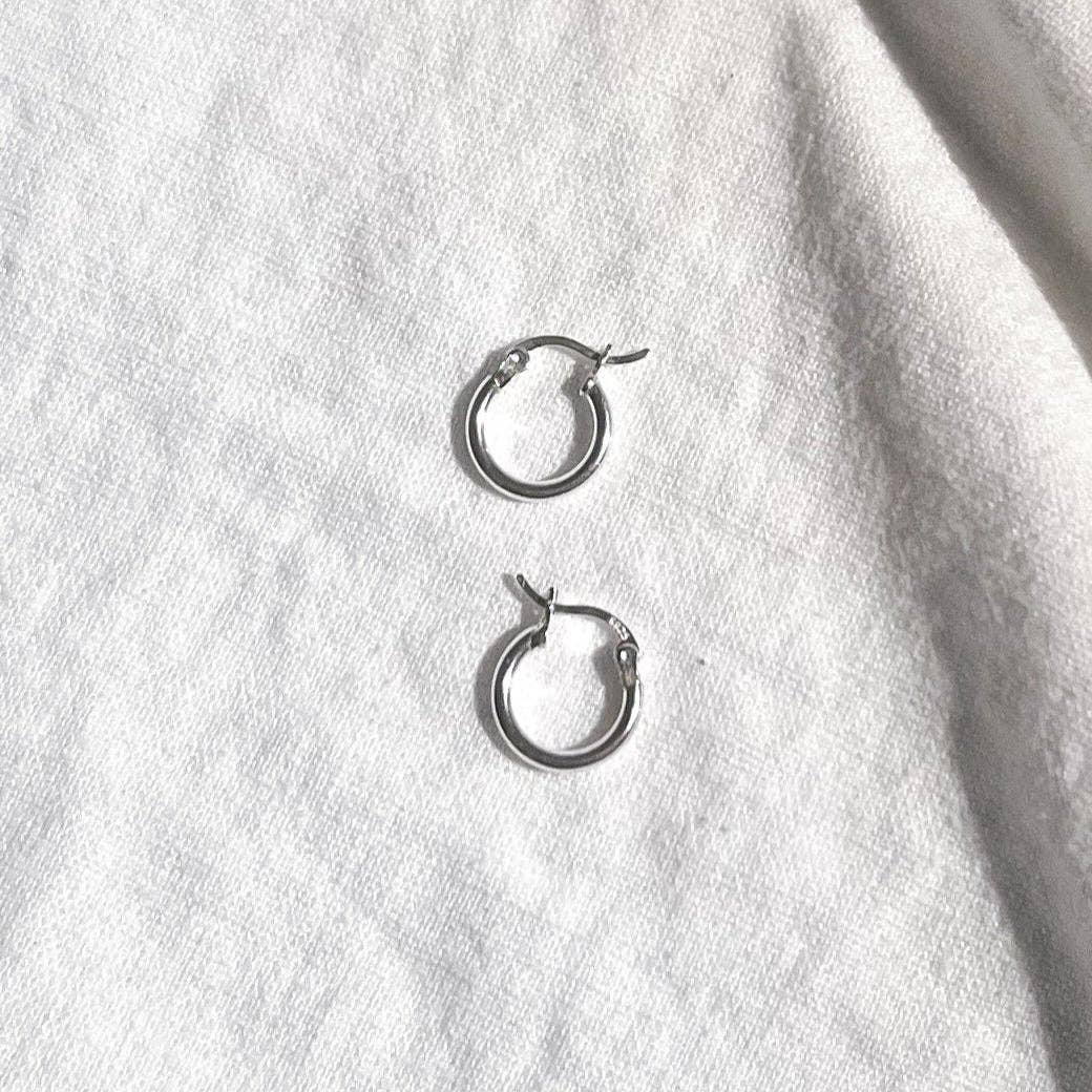 Sterling Everyday Hoop - Image 3