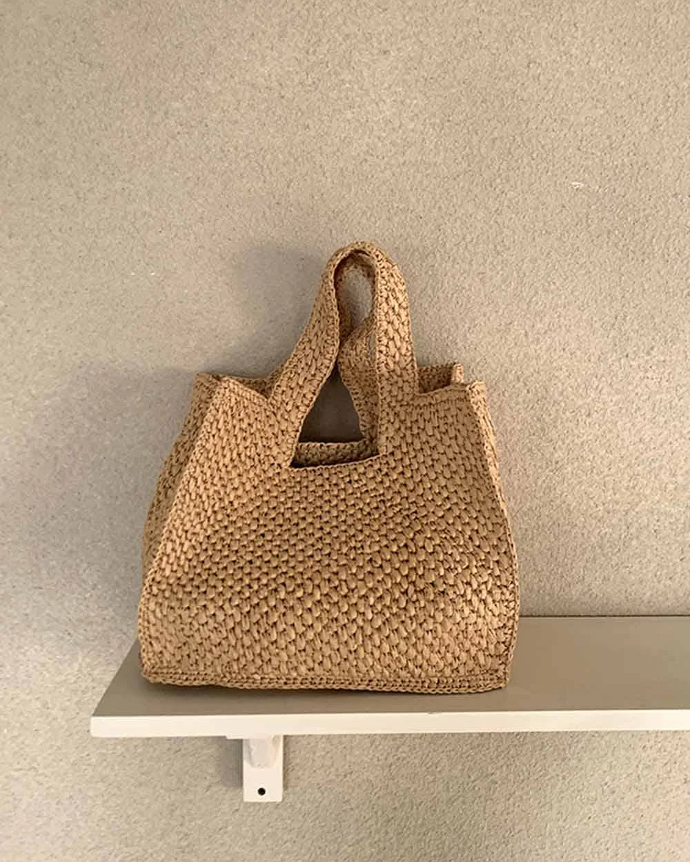 Straw Beach Tote - Image 2