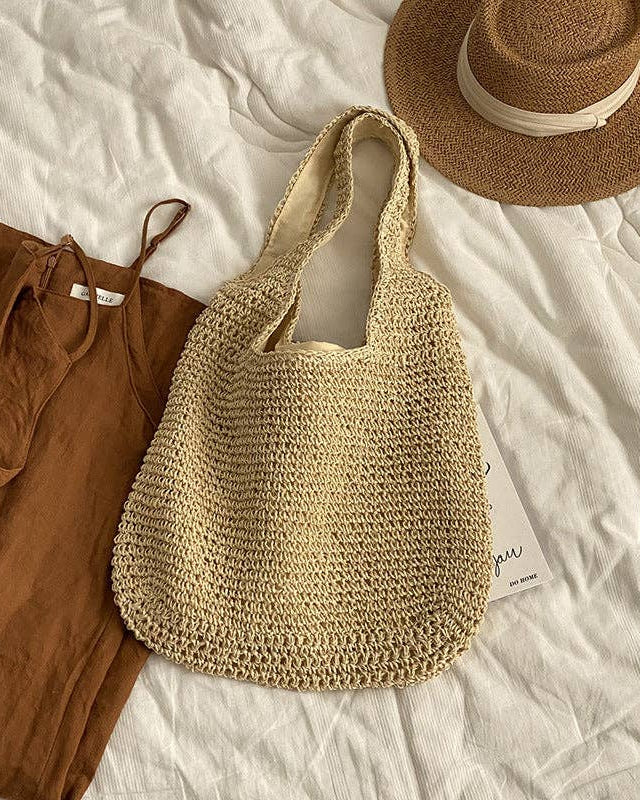 Straw Shoulder Bag