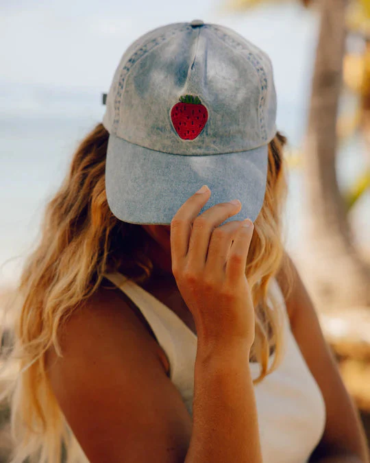 Strawberry Hat in Light Denim - Image 2