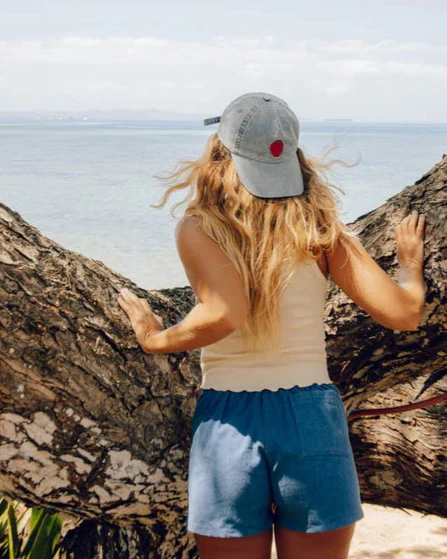 Strawberry Hat in Light Denim - Image 3