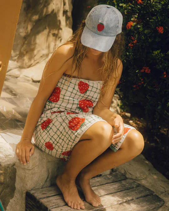 Strawberry Hat in Light Denim - Image 4