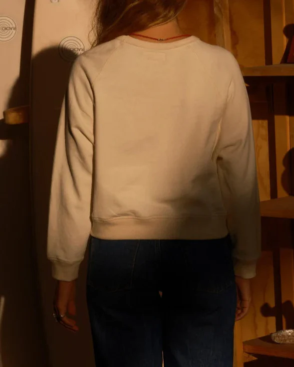 Strawberry Sweatshirt in Natural - Image 4