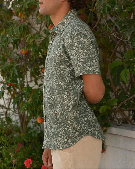 Summer Shirt in Forest Meadow - Image 4