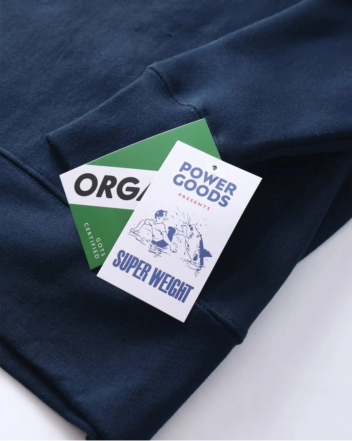 Super Weight Quarter Zip in Navy Blue - Image 5
