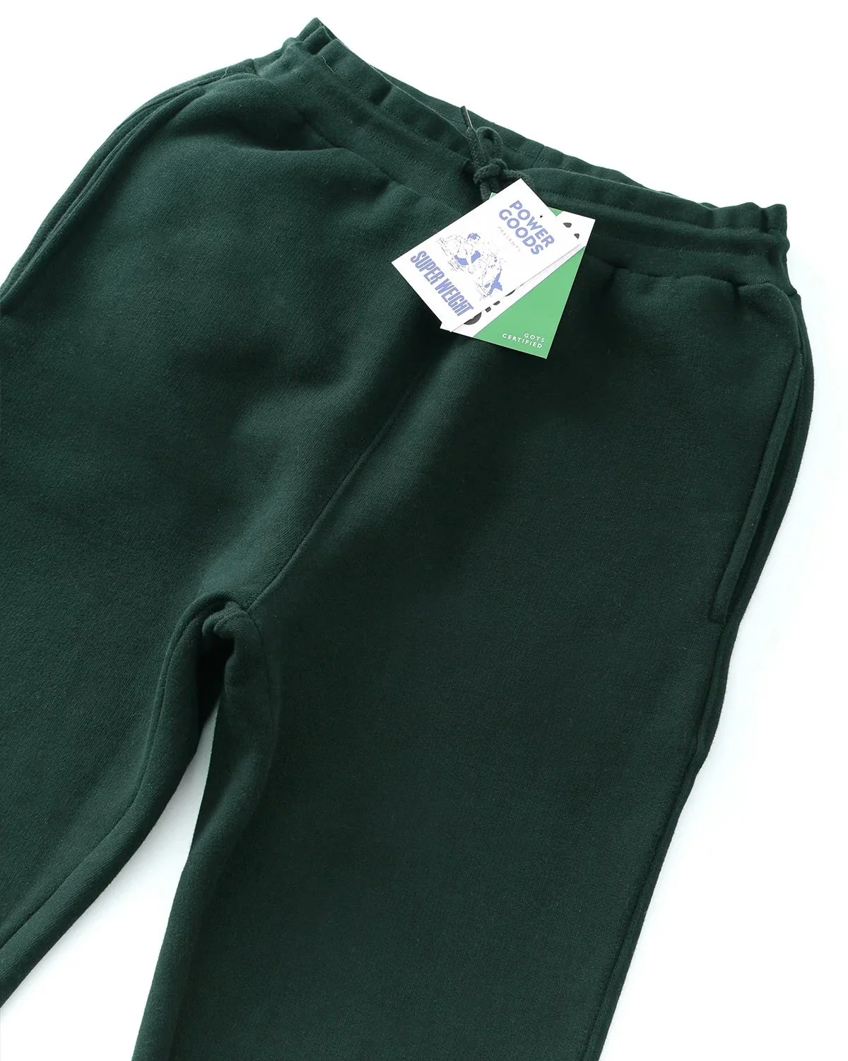 Super Weight Sweatpants in Forest Green - Image 3