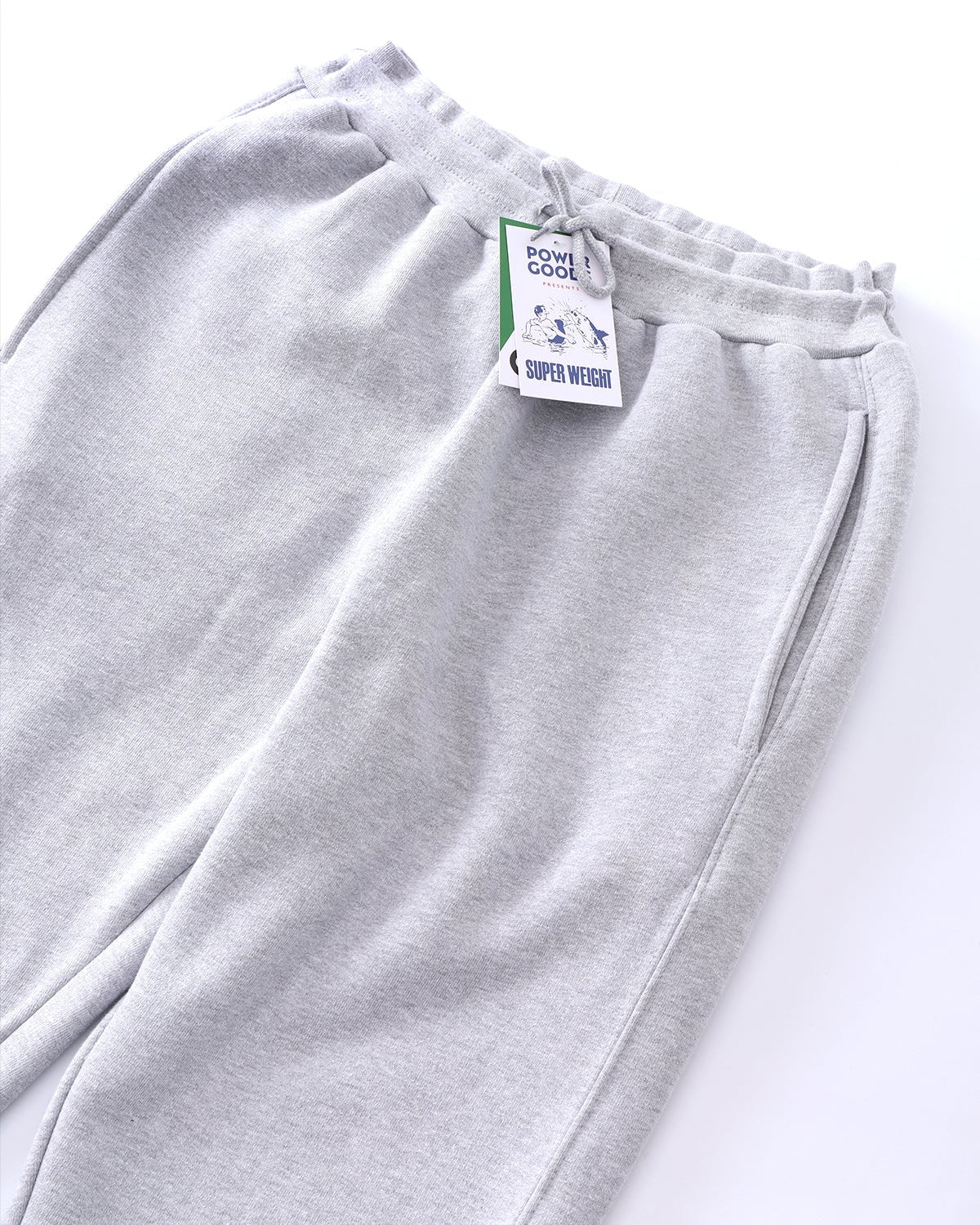 Super Weight Sweatpants in Heather Grey - Image 3