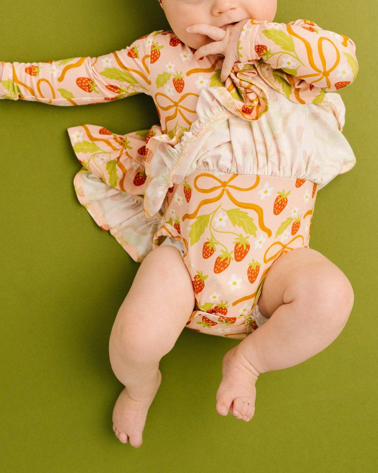 Sweet Strawberry Bodysuit Dress - Image 3