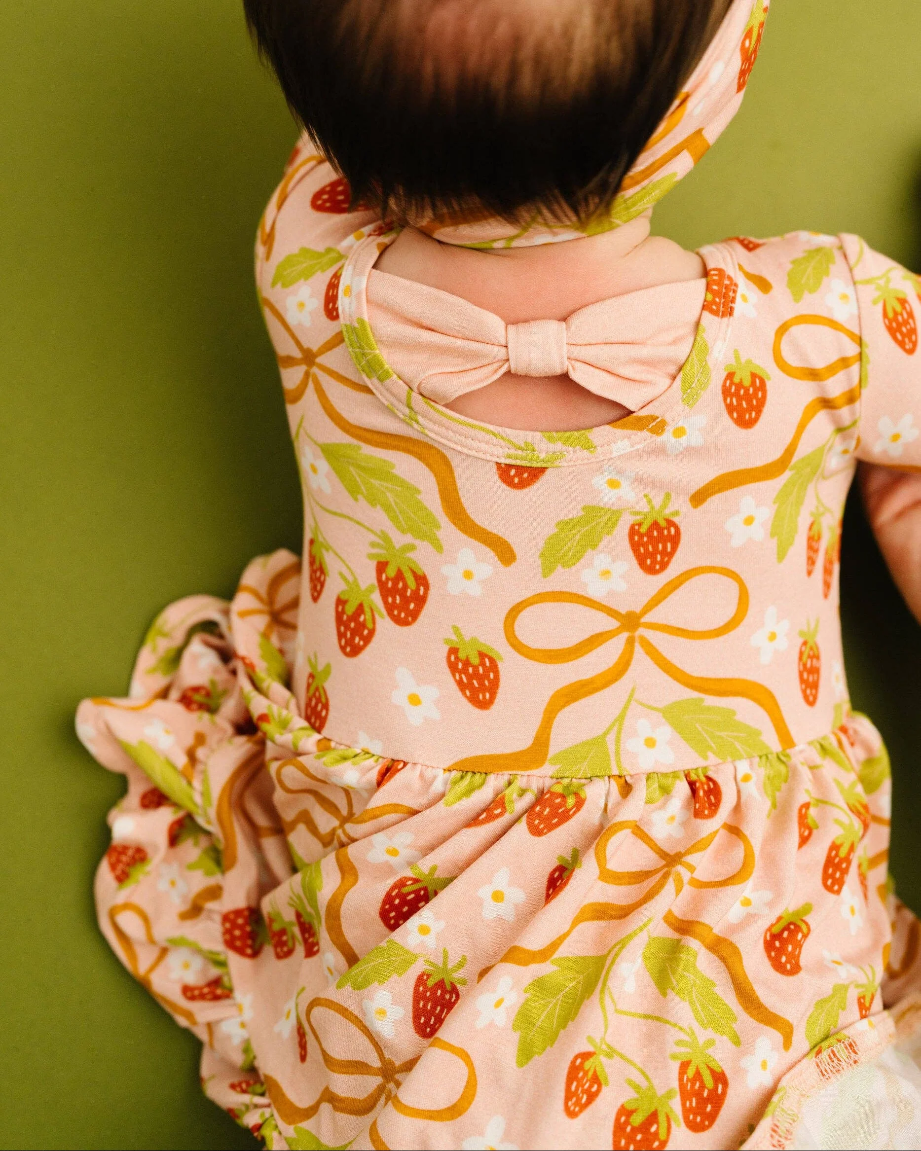 Sweet Strawberry Bodysuit Dress - Image 4
