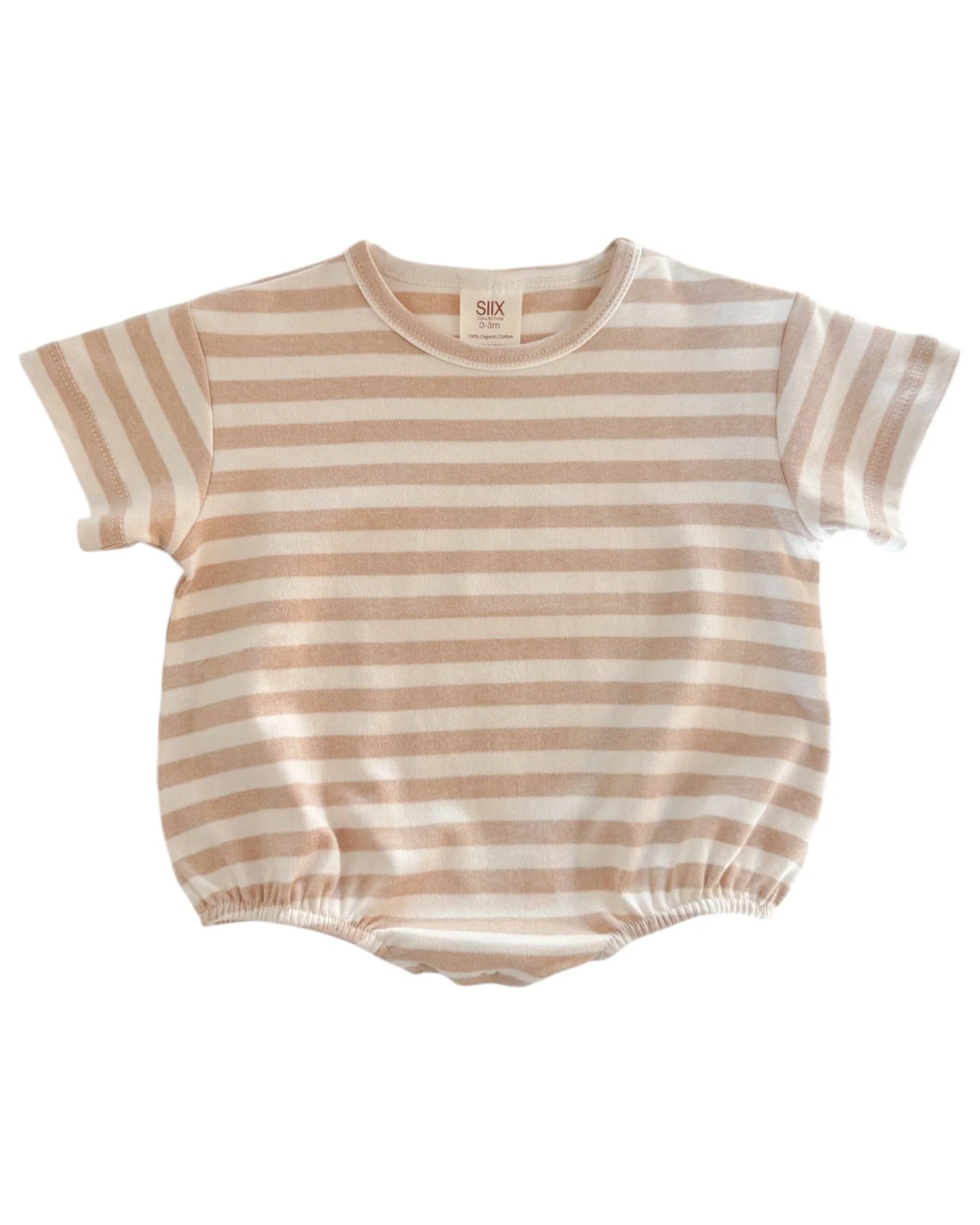 T-Shirt Bubble in Biscuit Stripe