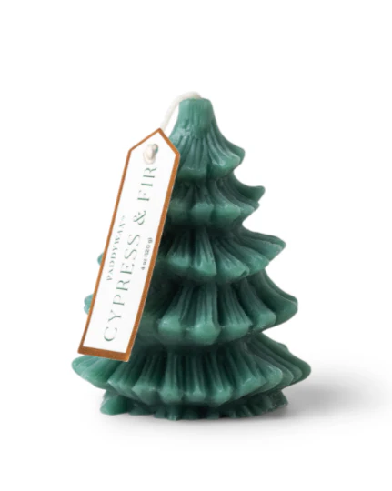 Holiday Tree Totem Candle in Cypress Fir - Image 2