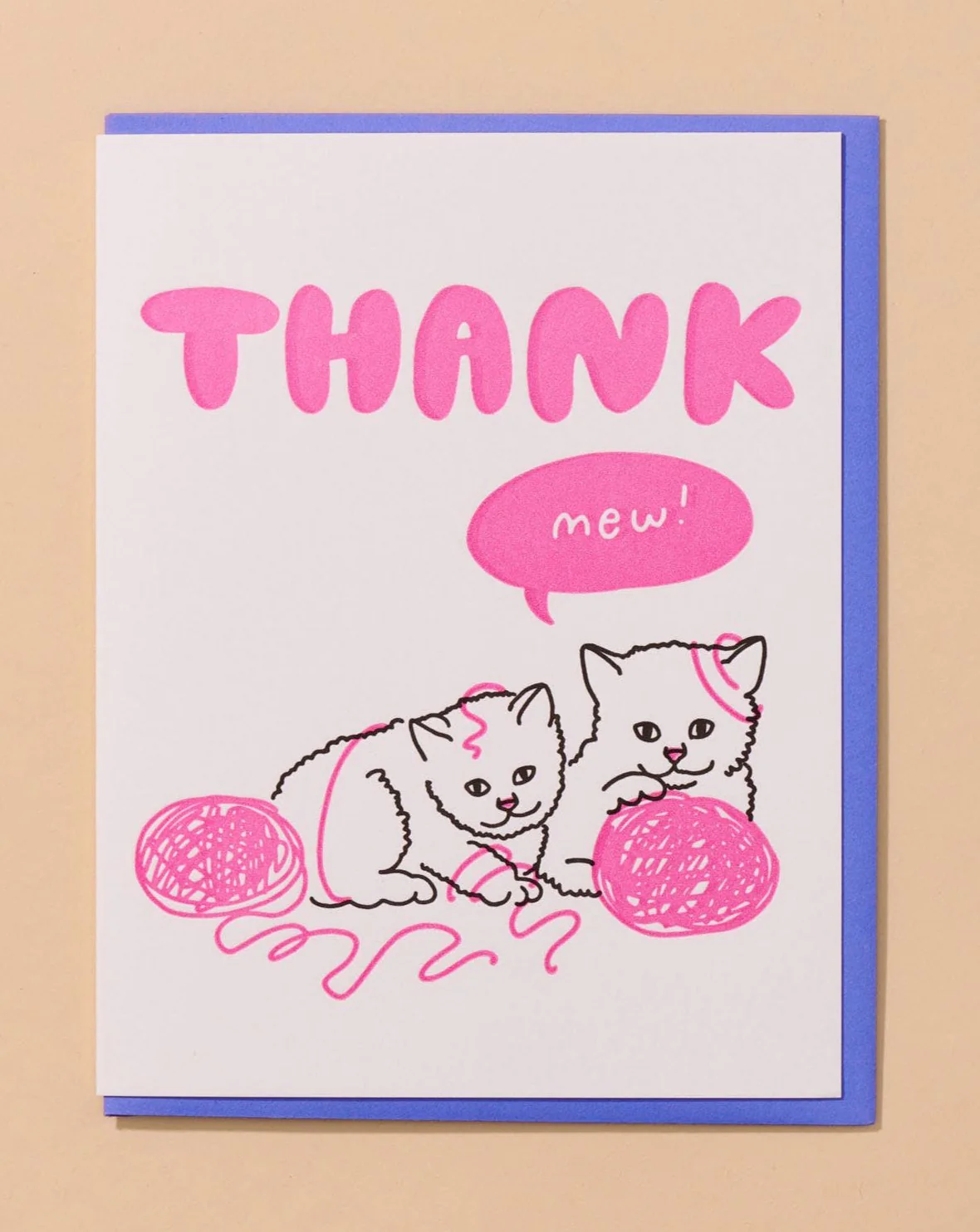 Thank Mew Kitten Card