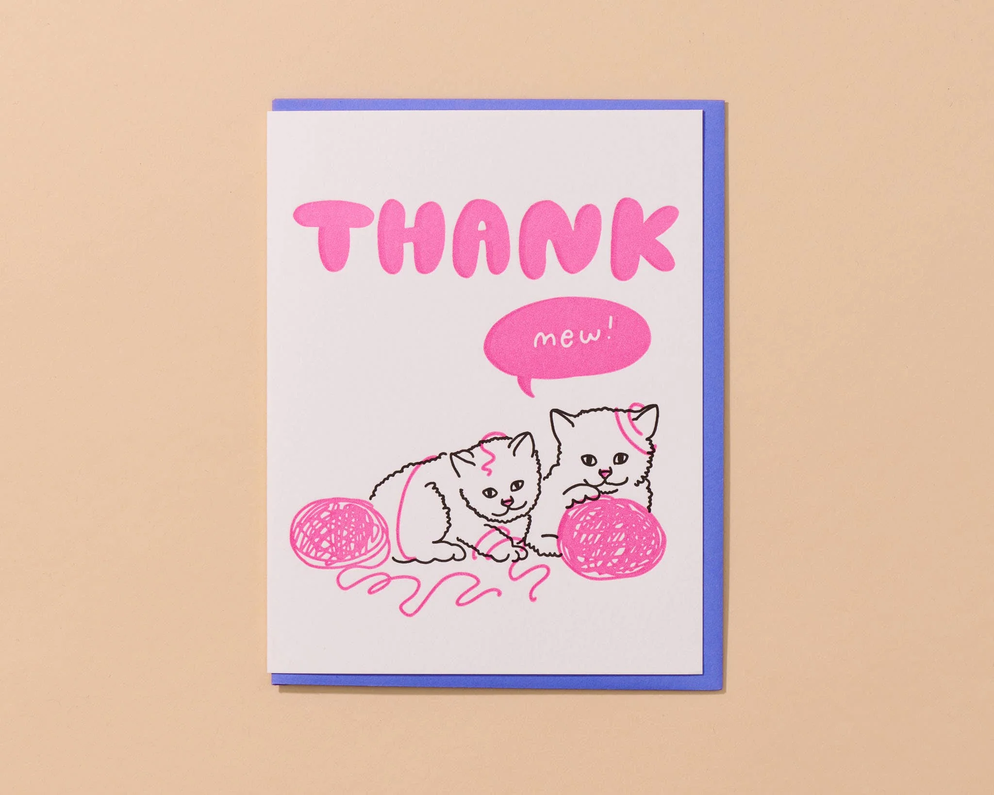 Thank Mew Kitten Card - Image 2