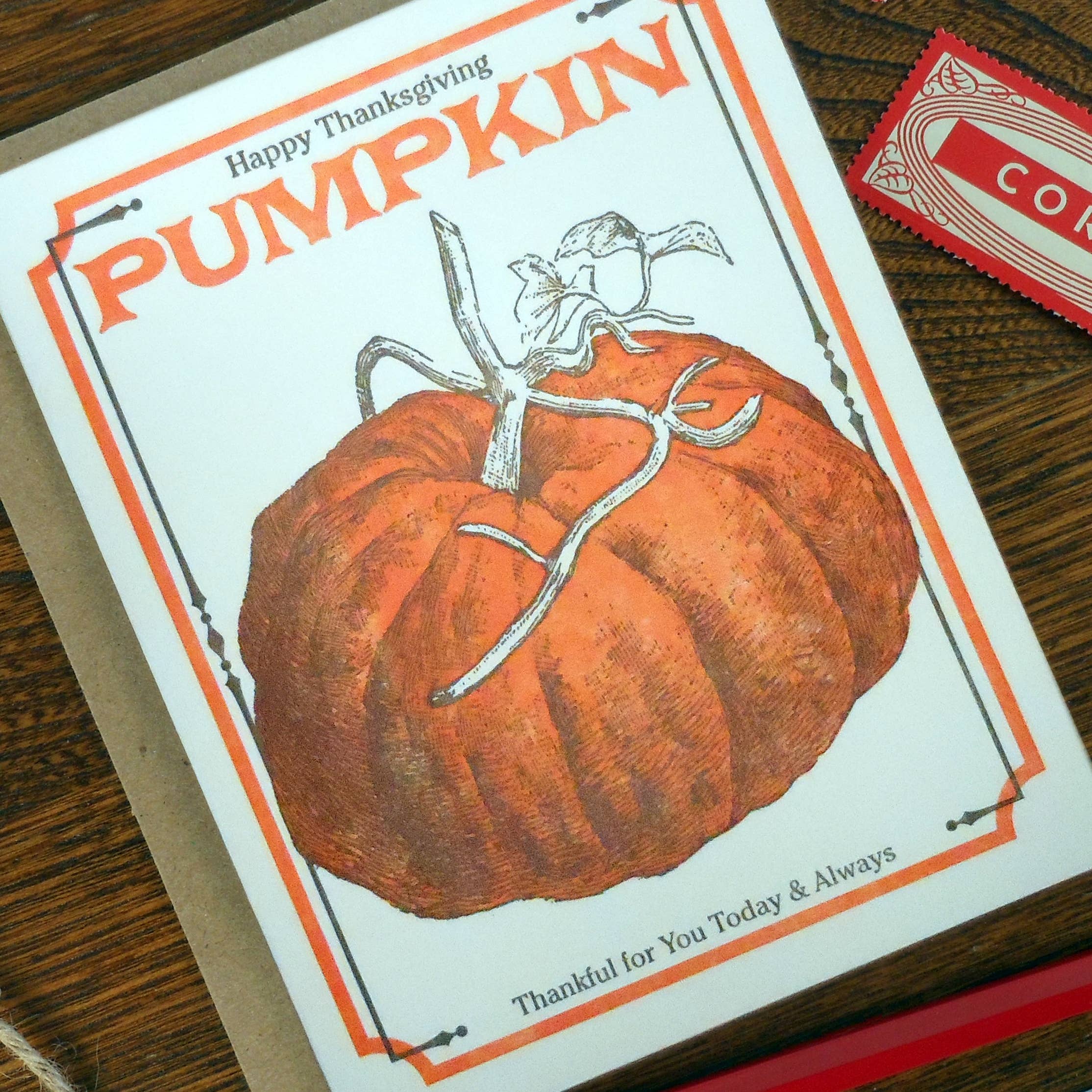 Thanksgiving Pumpkin Seed Pack Card - Image 3