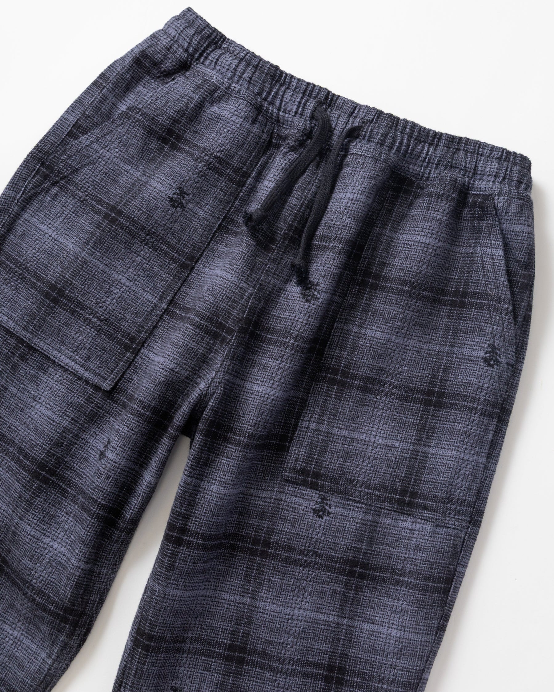 Thistle Plaid Chef Pants in Black - Image 3