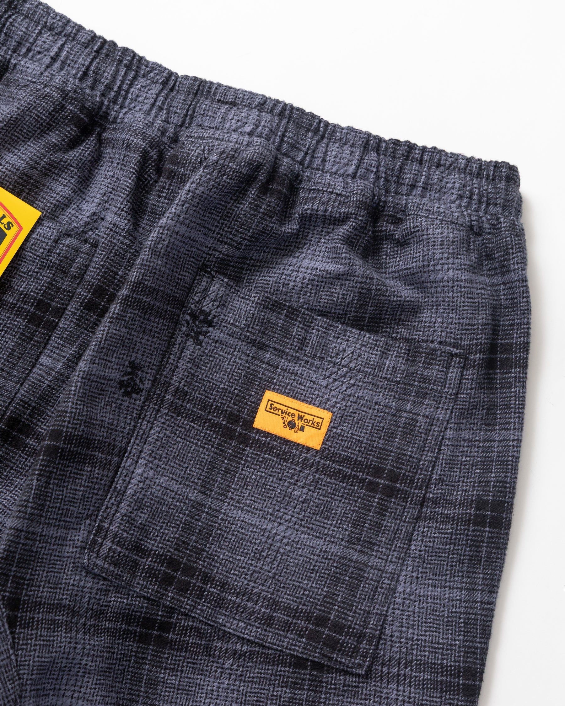 Thistle Plaid Chef Pants in Black - Image 5
