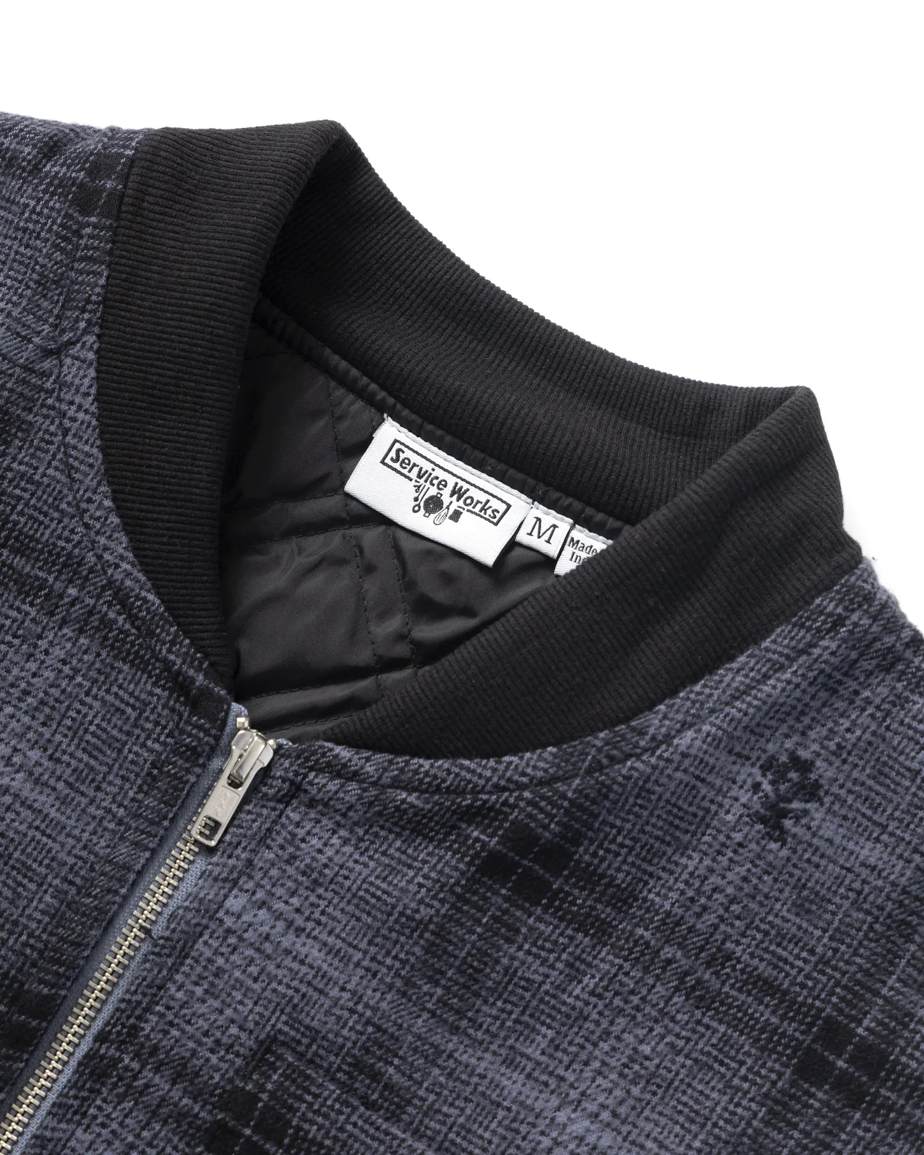 Thistle Plaid Work Vest in Black - Image 4