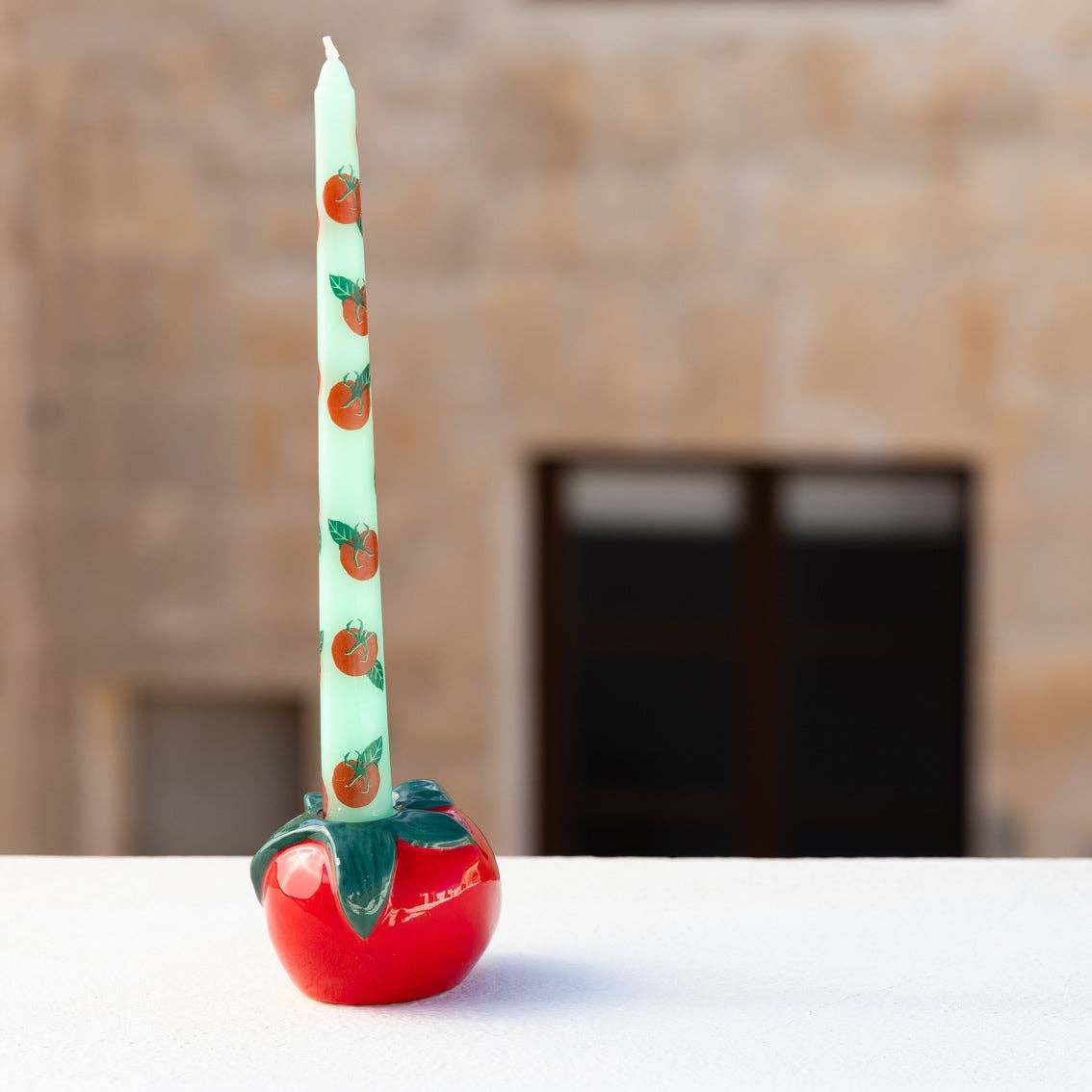 Tomato Ceramic Candle Holder - Image 2